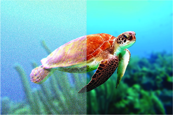 side-by-side comparison between screen printing and UV printing