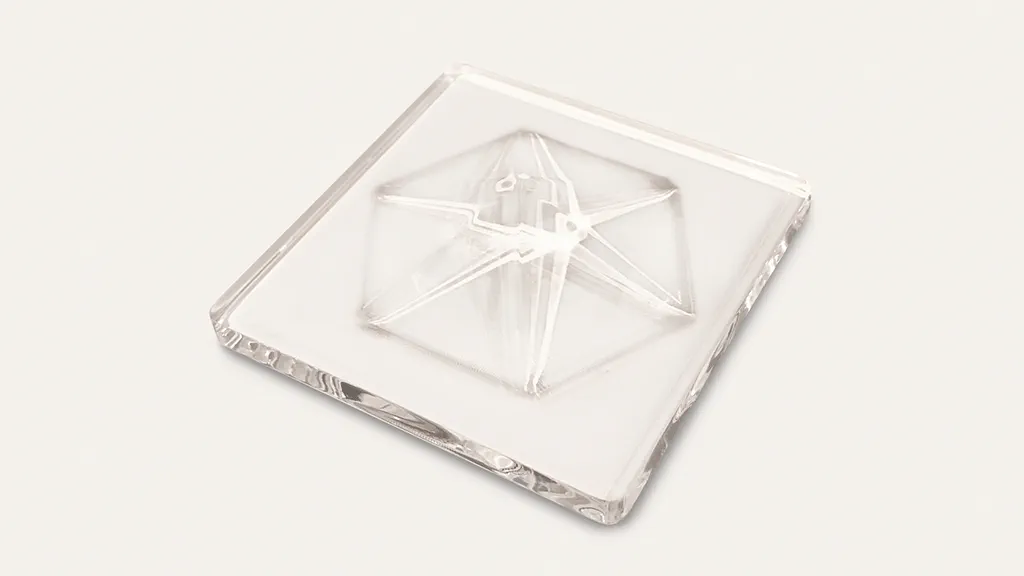 photo of cnc engraved acrylic piece