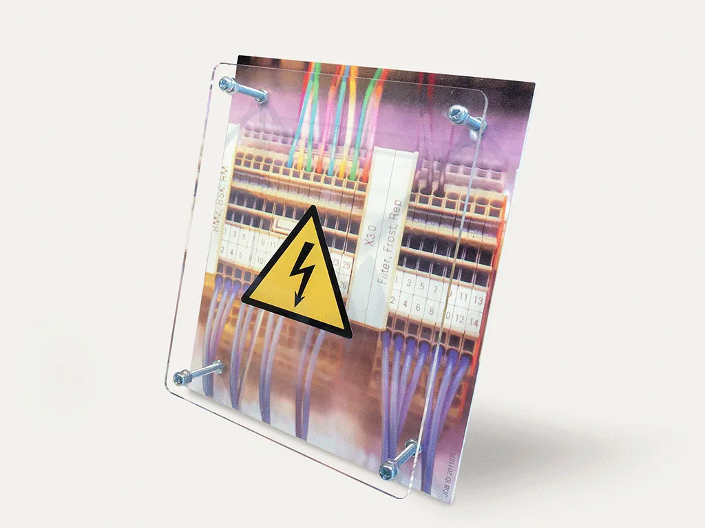 sample of acrylic protective cover