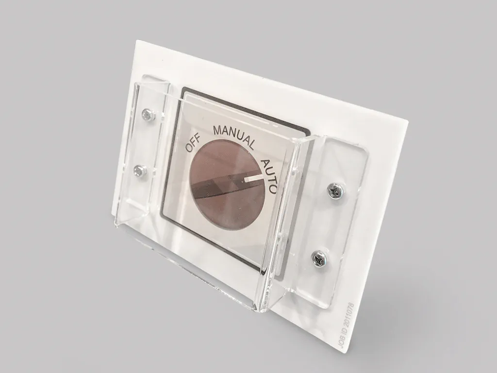 sample of acrylic protective cover