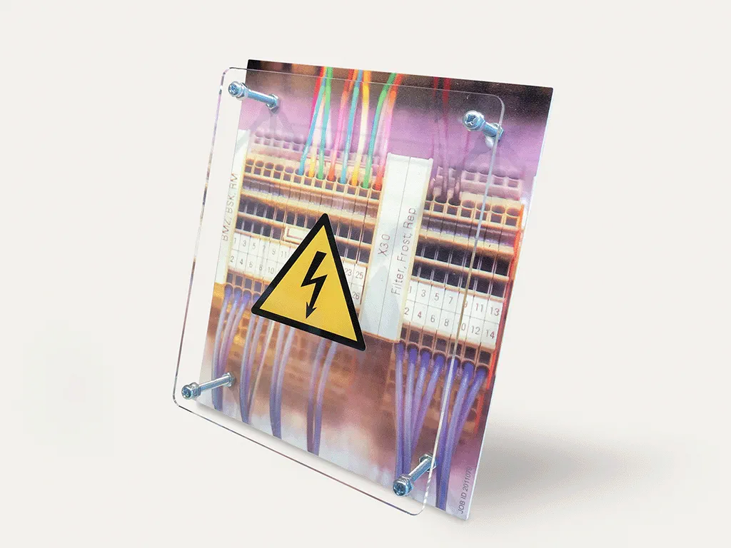sample of acrylic cutting