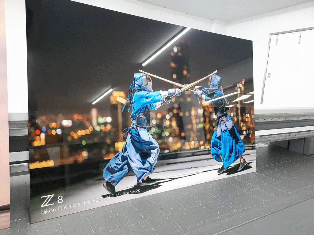 photo of ChromaLuxe metal print