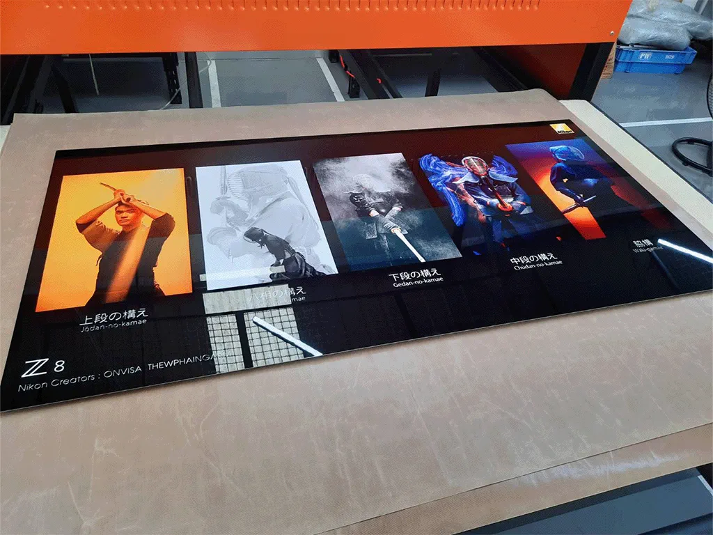 photo of ChromaLuxe metal print
