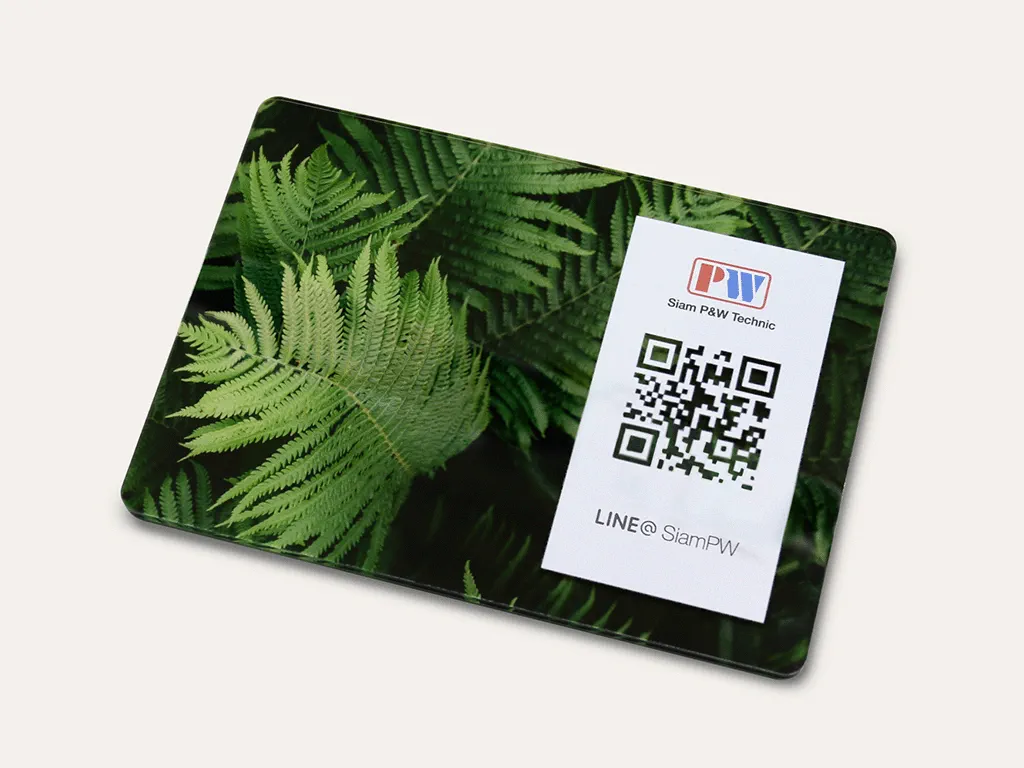sample of uv printing on clear acrylic double sided