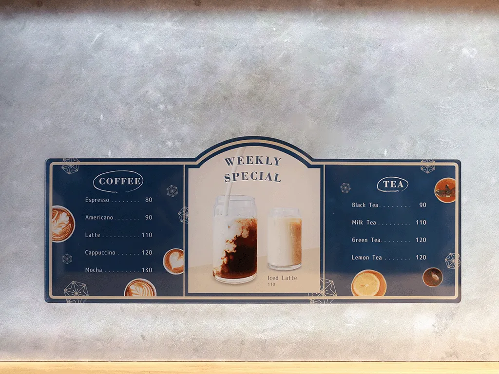 sample of uv printing on signage