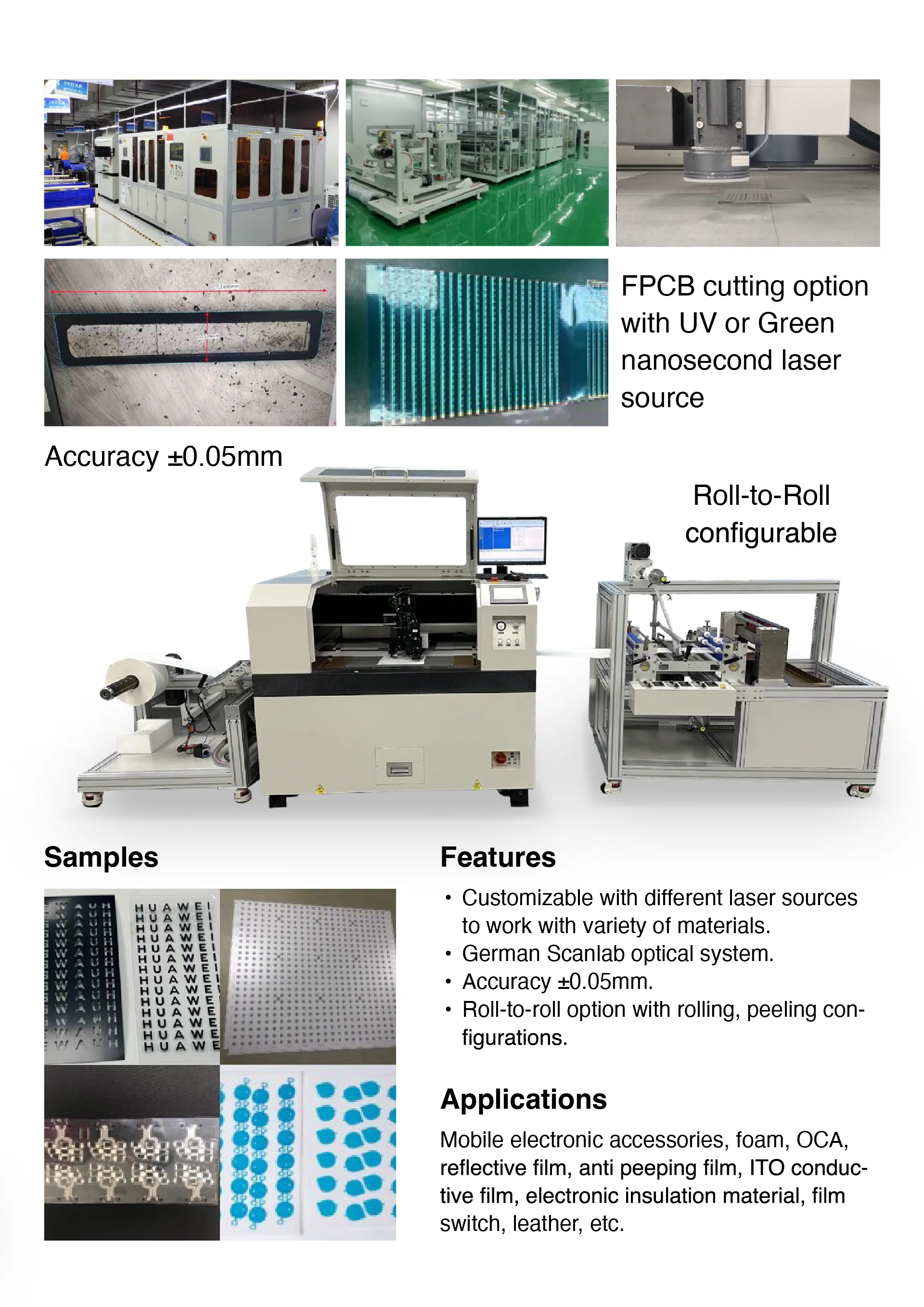 Thin film cutting machine catalog, page 2