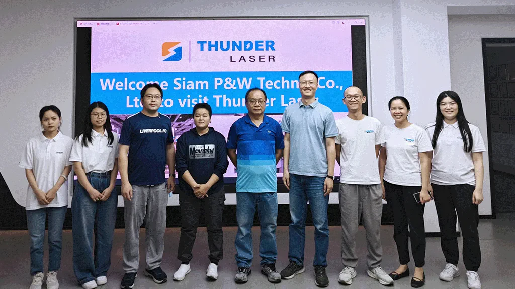 Photo of Thunder Laser authorized service provider certificate