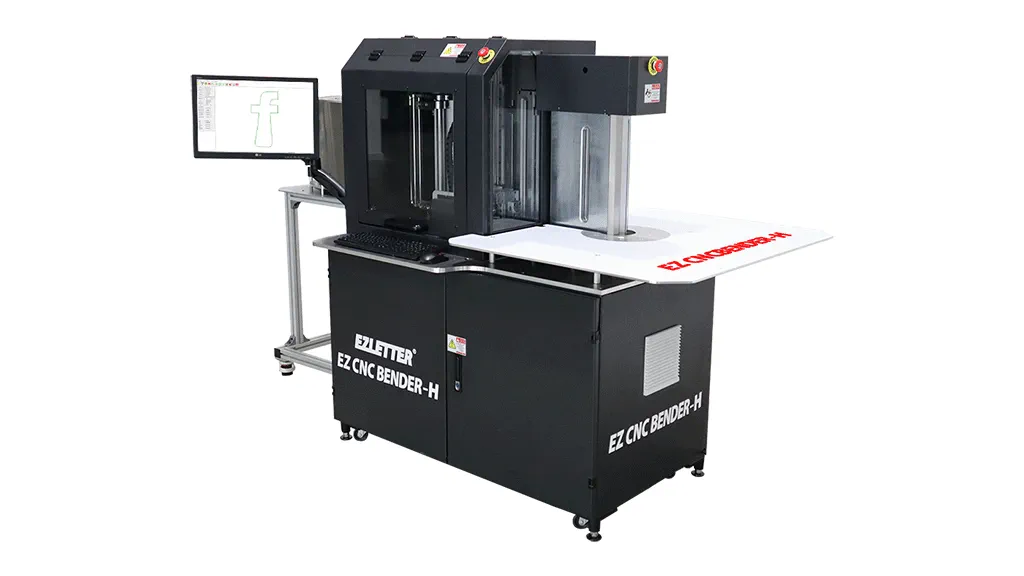 Thumbnail of stainless steel strip letterform bending machine