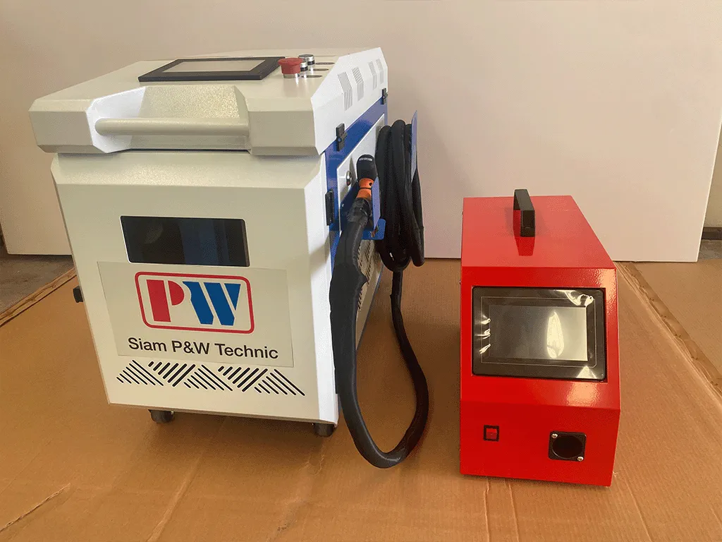 Photo of fiber laser welding machine